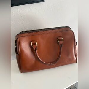 patricia nash brown barrel bag